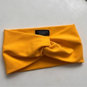 Zara Accessories Mustard Yellow Headband